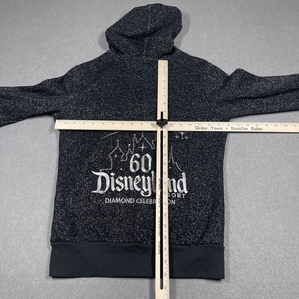 Disney Jacket Womens Small Disneyland 60th Diamond Celebration 2015 Rhinestones - Picture 9 of 12